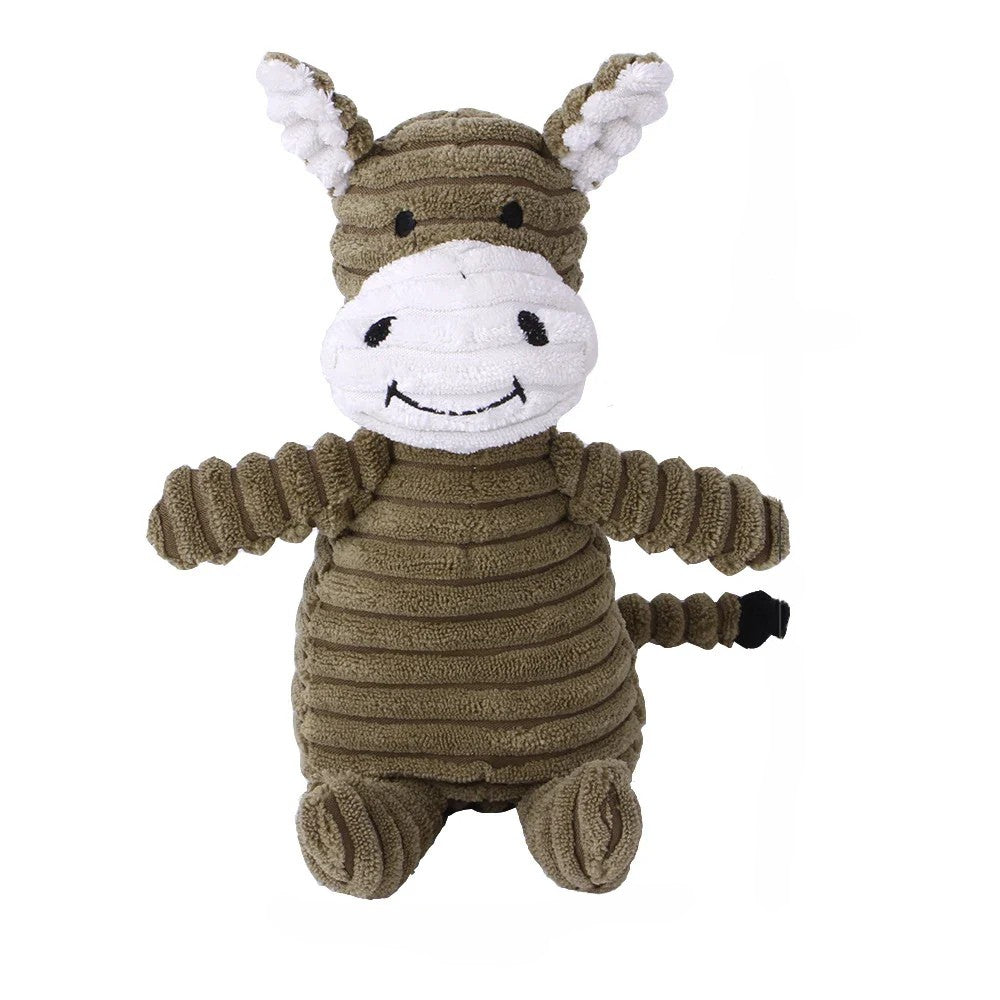 Plush Dog Chew Toys for Small and Large Dogs