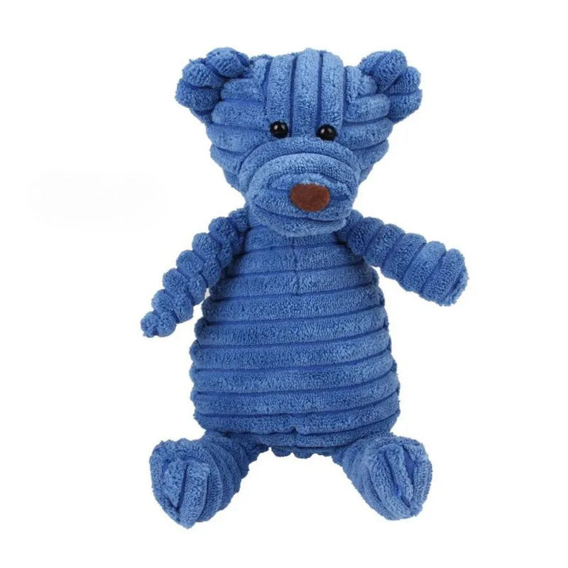 Plush Dog Chew Toys for Small and Large Dogs