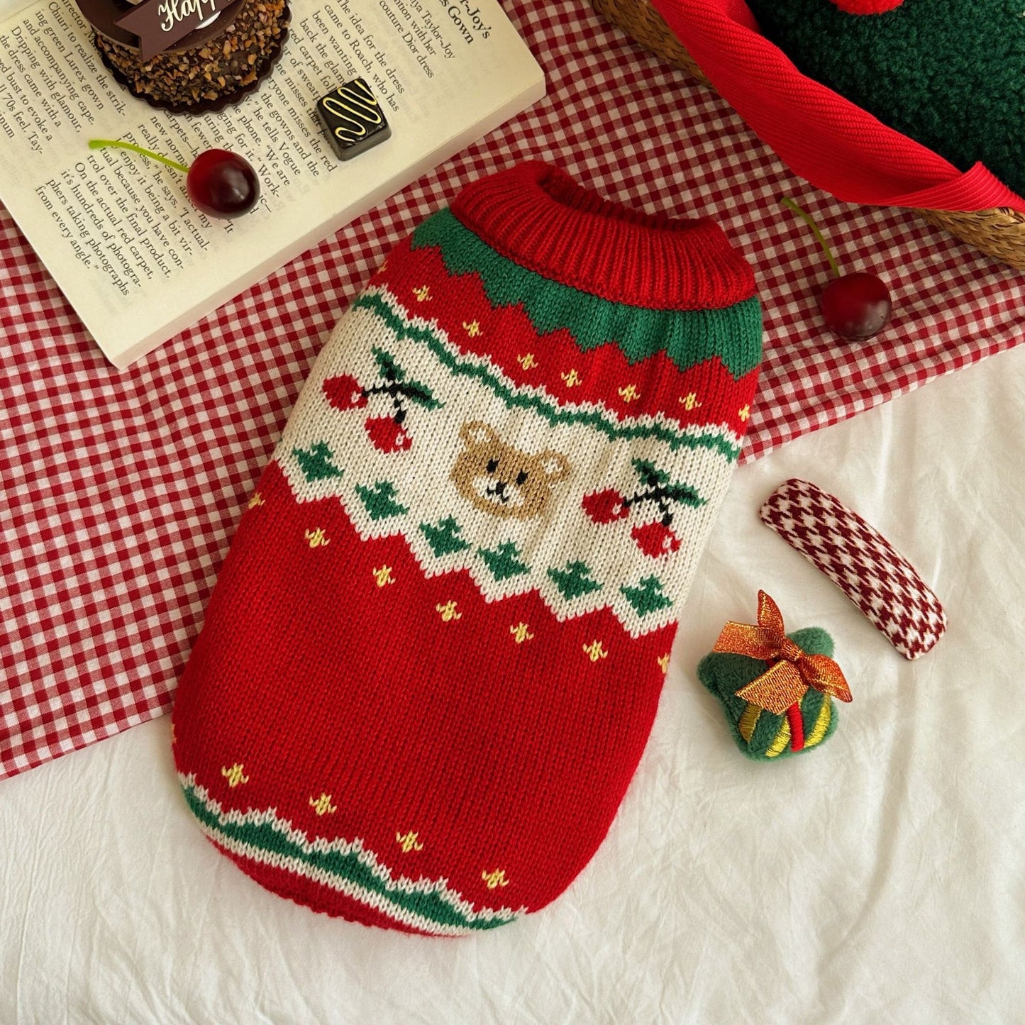 Christmas Dog Sweater - Warm Winter Pet Pullover