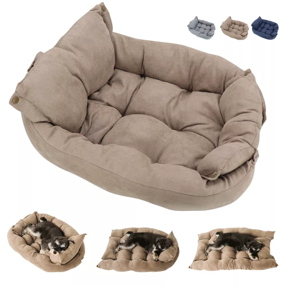 3-in-1 Cozy Multifunction Dog Bed