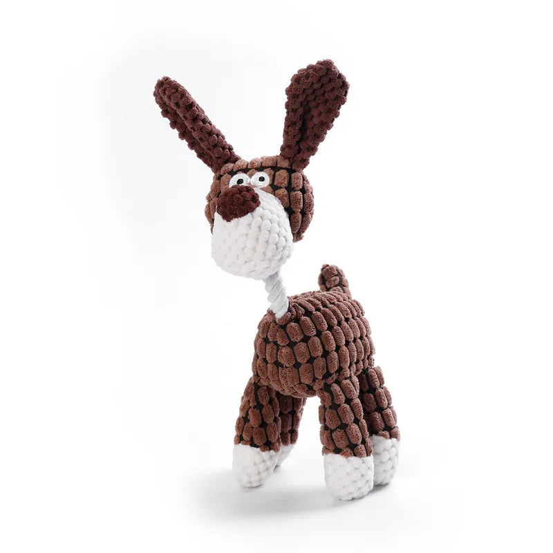 Plush Dog Chew Toys for Small and Large Dogs