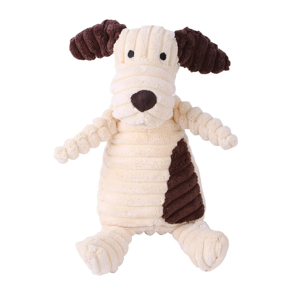 Plush Dog Chew Toys for Small and Large Dogs