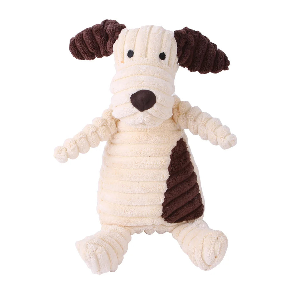 Plush Dog Chew Toys for Small and Large Dogs