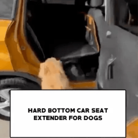 Hard Bottom Car Seat Cover for Dogs