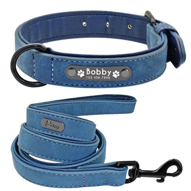 Personalized Leather Dog Collar