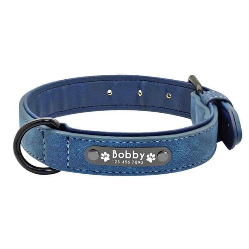 Personalized Leather Dog Collar