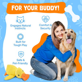 Durable Duck Chew Toy for High Energy Dogs