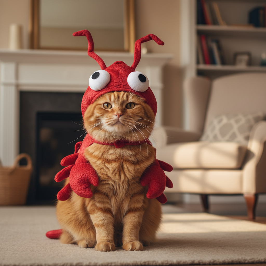 Lobster Cat Costume