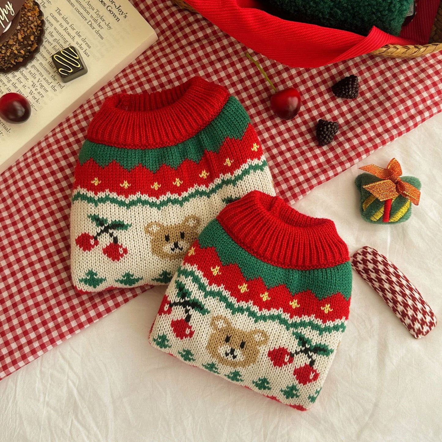 Christmas Dog Sweater - Warm Winter Pet Pullover
