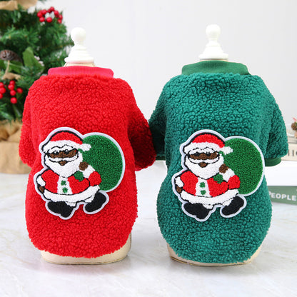 Holiday Dog Sweater - Warm Fleece Christmas Outfit