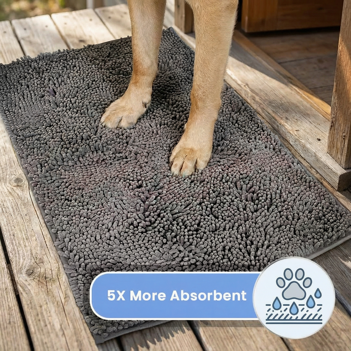 Messy Paws Mat with PawSorb Technology