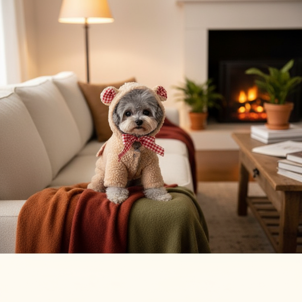 Walking Teddy Bear Dog Costume