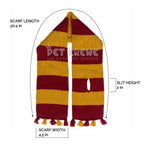 Hipster Wizard Striped Cat Scarf