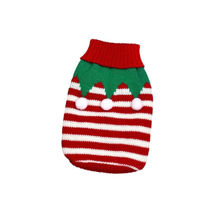 Christmas Knit Dog Sweater | Warm Winter Pet Clothes