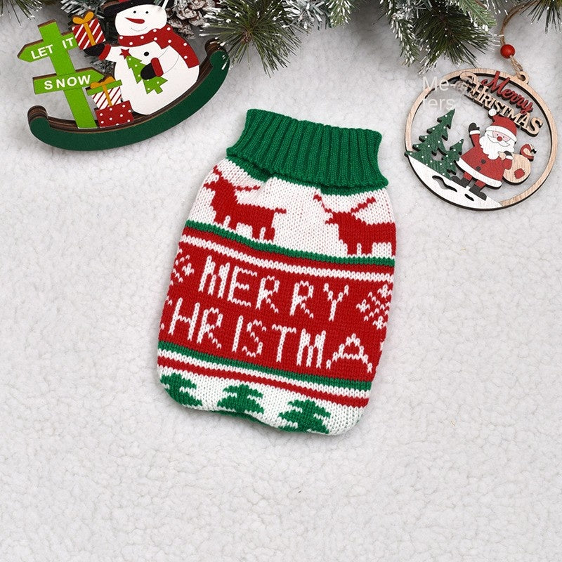 Christmas Knit Dog Sweater | Warm Winter Pet Clothes