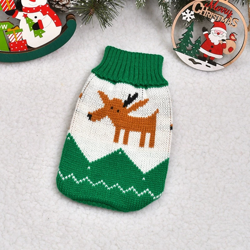 Christmas Knit Dog Sweater | Warm Winter Pet Clothes