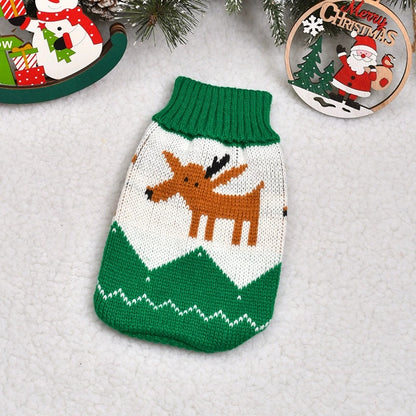 Christmas Knit Dog Sweater | Warm Winter Pet Clothes