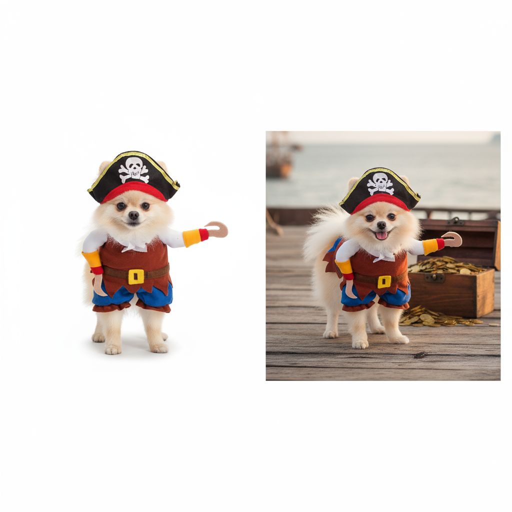 Pirate Dog Costume