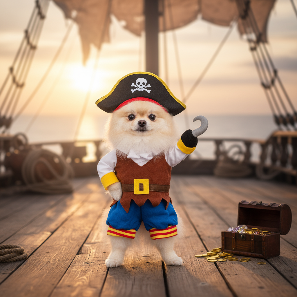 Pirate Dog Costume