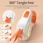 Automatic LED Retractable Dog Leash with Flashlight