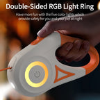 Automatic LED Retractable Dog Leash with Flashlight