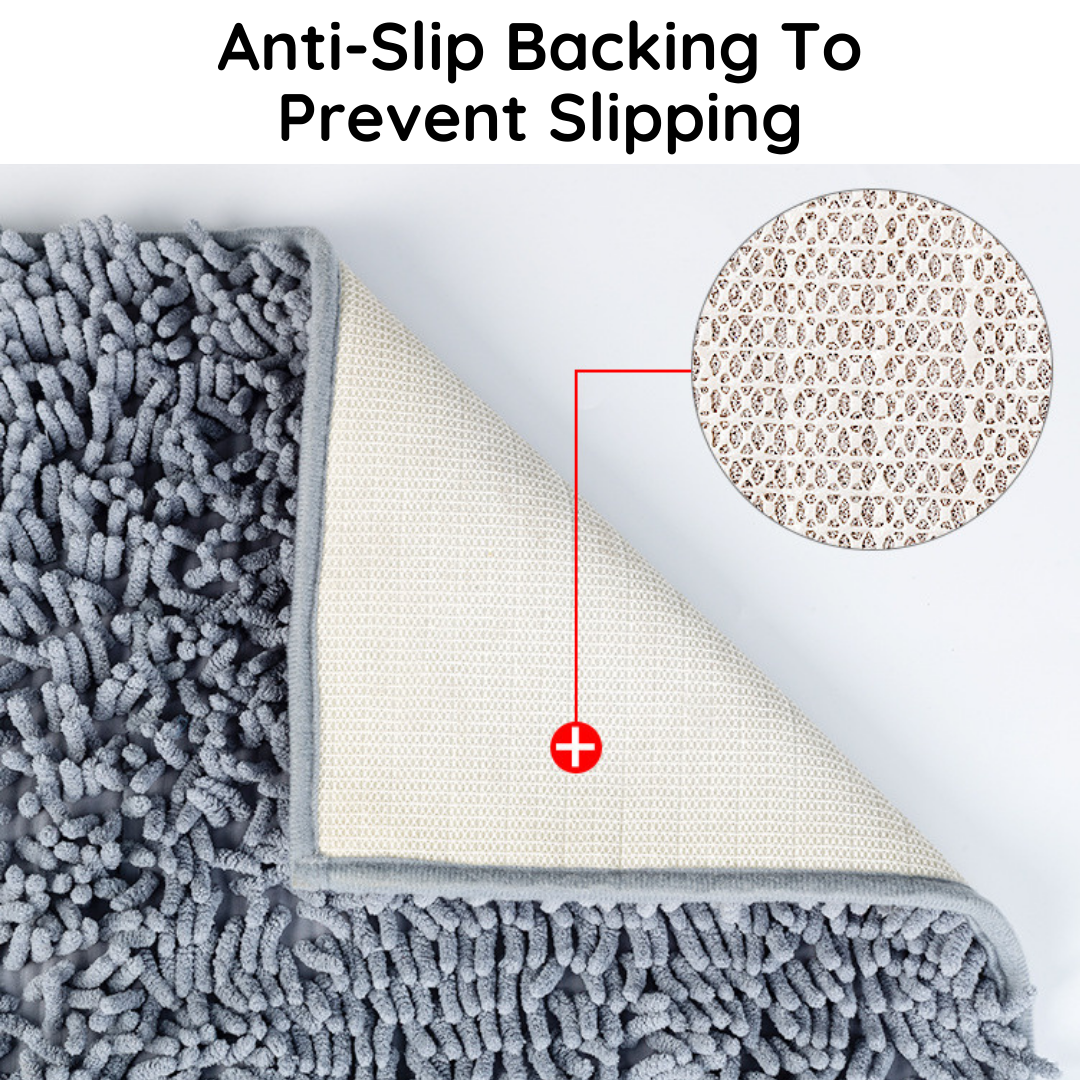 Pet Muddy Paw Doormat Quick Dry Non-Slip Mud Mat