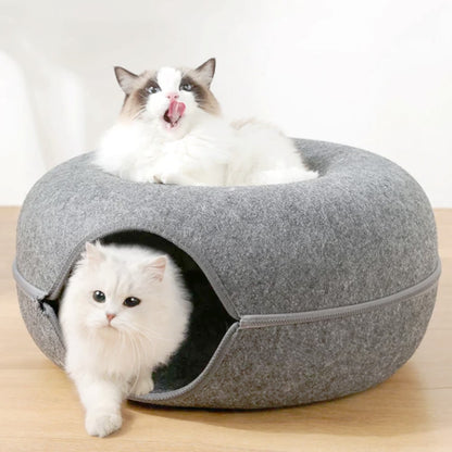 The Original Cat Peekaboo Cave Tunnel Bed