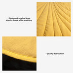 image showing sewing lines or leaf shap blanket