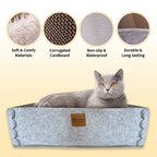 2-in-1 Cat Scratcher and Bed