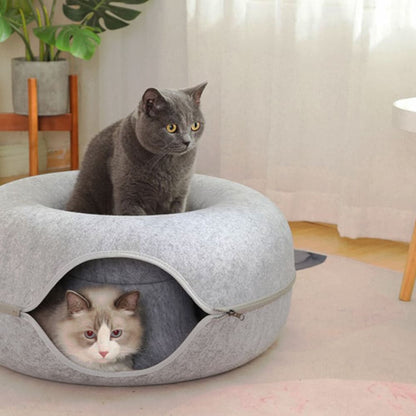 The Original Cat Peekaboo Cave Tunnel Bed