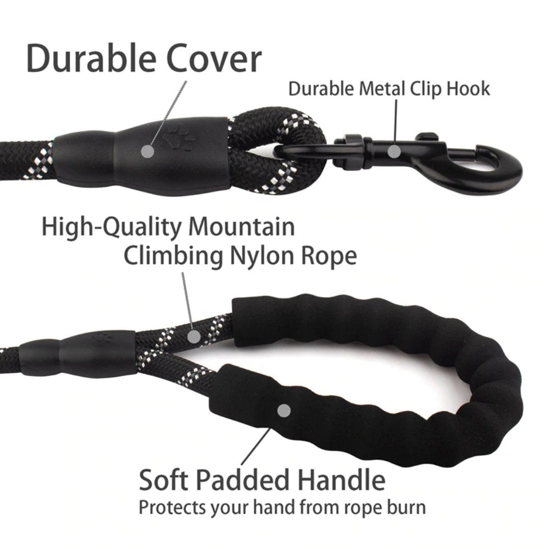  reflective dog leashes duribility check
