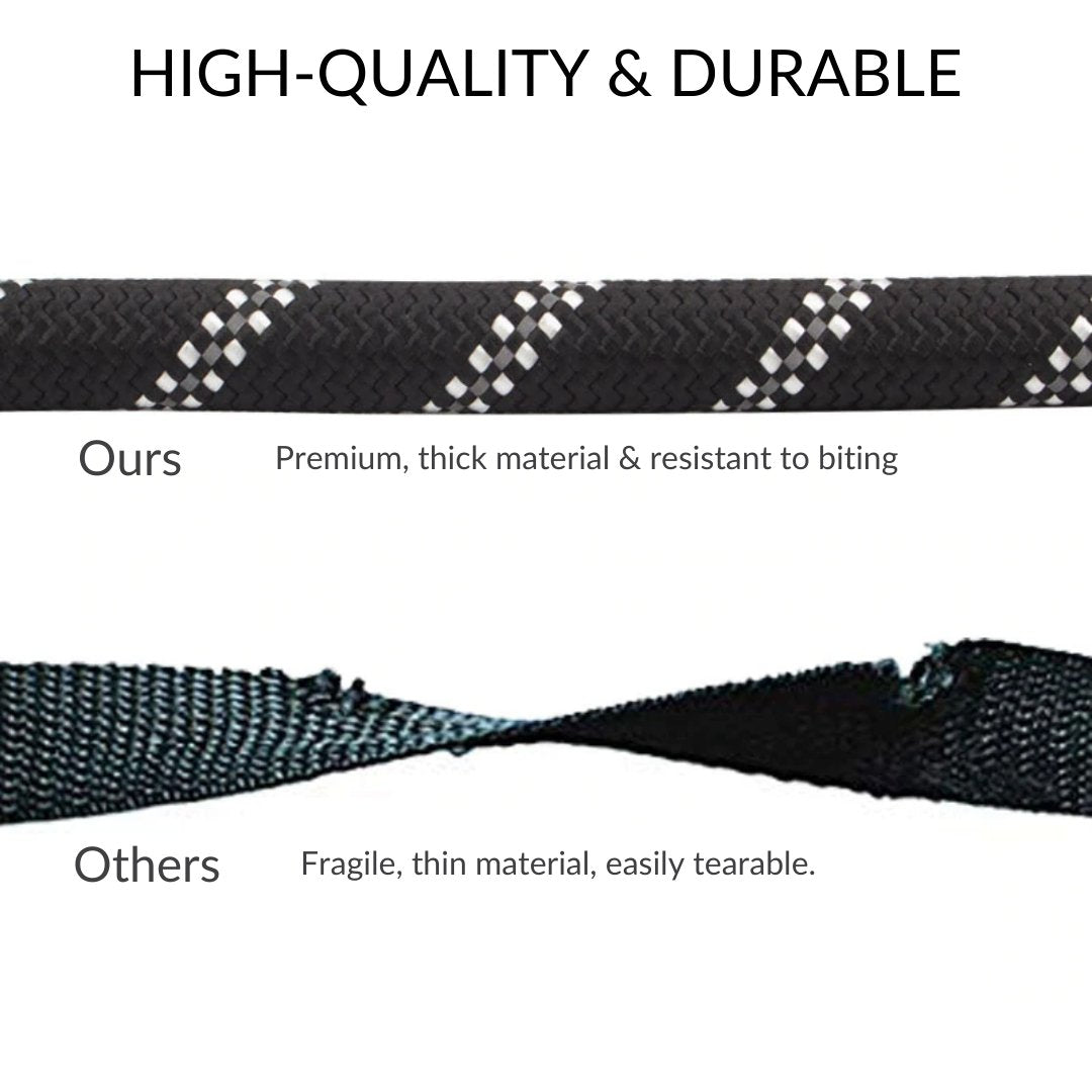 comparision of reflective dog leashes 
